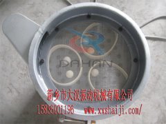 浙江砂輪廠訂購(gòu)的全不銹鋼振動(dòng)篩分機(jī)正在生產(chǎn)